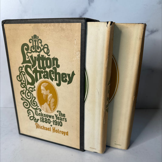 2 volume set - lytton strachey the unknown years 1880-1910 book, by michael holroyd, 1968 Hardcover, First Edition, image 1