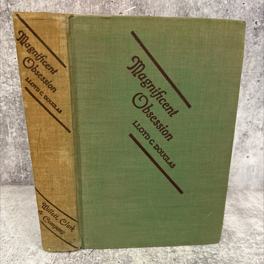 magnificent obsession book, by lloyd c. douglas, 1929 Hardcover, Antique image 1