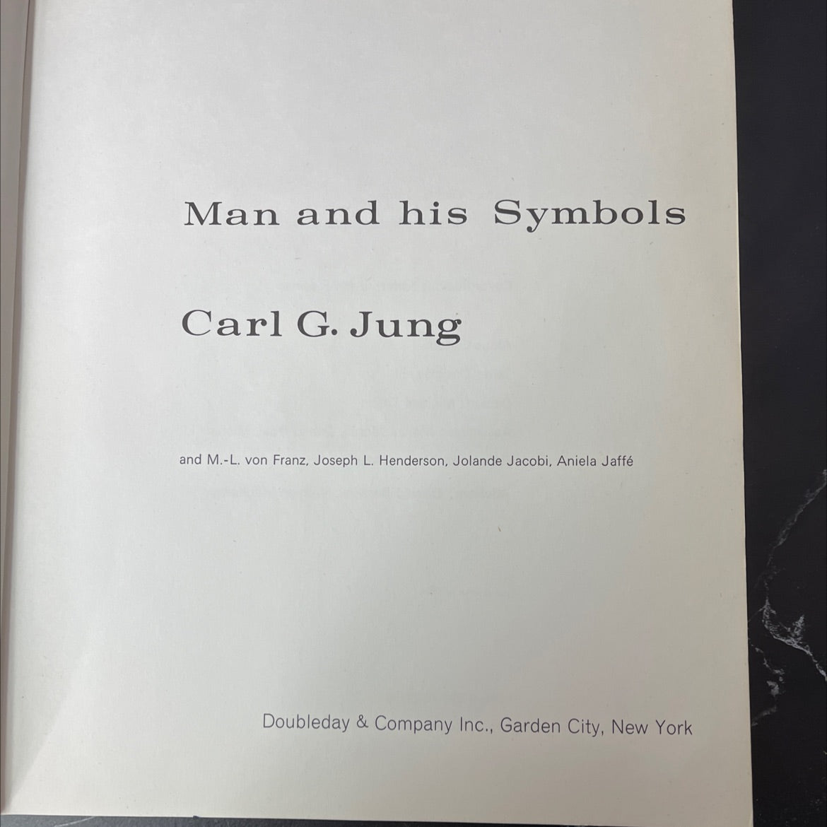 man and his symbols book, by carl g. jung and m.-l. von franz, 1964 Hardcover, Vintage image 2