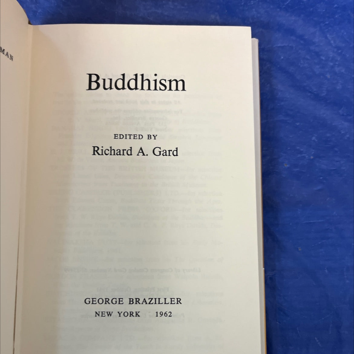 Great Religions of Modern Man 4 Volumes - man buddhism book, by Richard A. Gard, 1962 Hardcover image 2