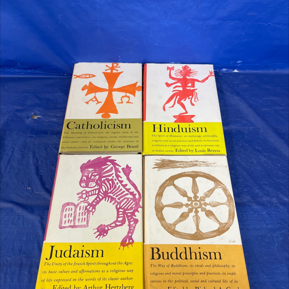 Great Religions of Modern Man 4 Volumes - man buddhism book, by Richard A. Gard, 1962 Hardcover image 4