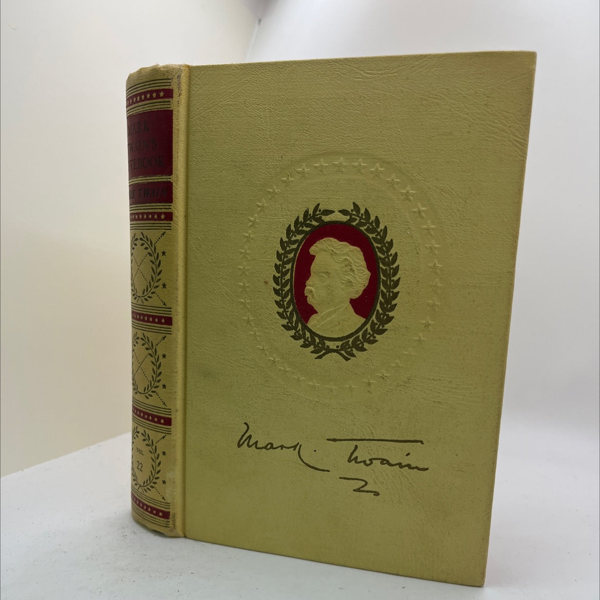 mark twain's notebook book, by mark twain, 1935 Hardcover image 1