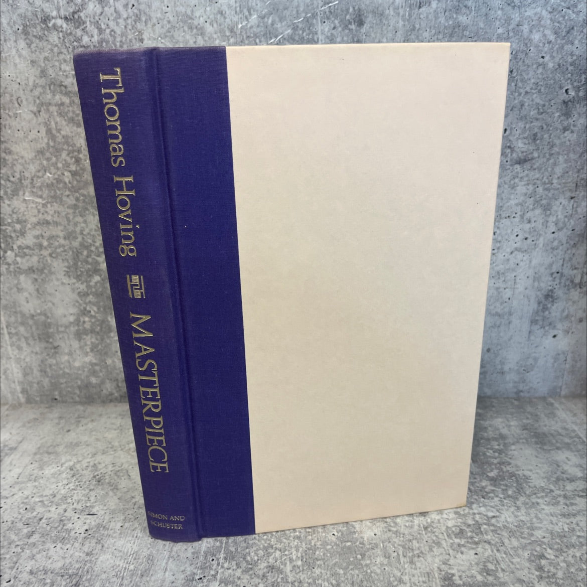 masterpiece book, by thomas hoving, 1986 Hardcover image 1