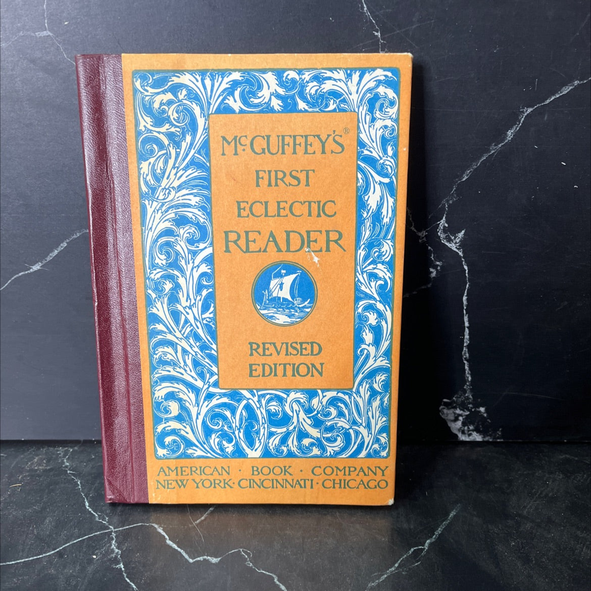 mcguffey's first eclectic reader book, by unknown, 1920 Hardcover, Antique image 1