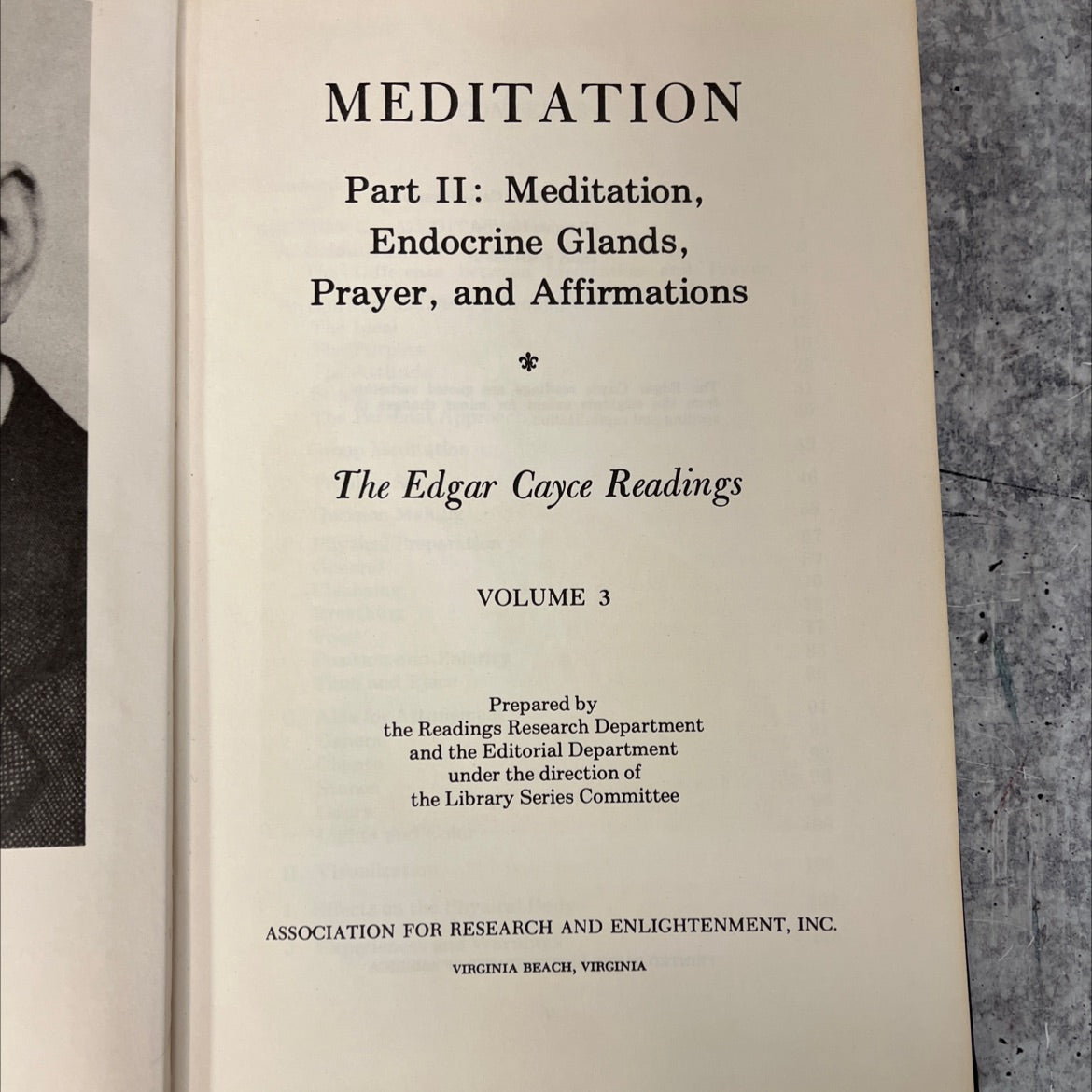 meditation part ii: meditation, endocrine glands, prayer, and affirmations the edgar cayce readings volume 3 book, by image 2