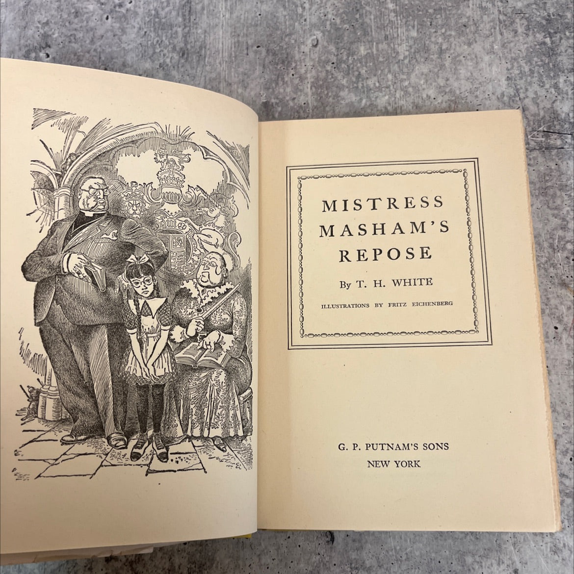 mistress masham's repose book, by t. h. white, 1946 Hardcover image 2