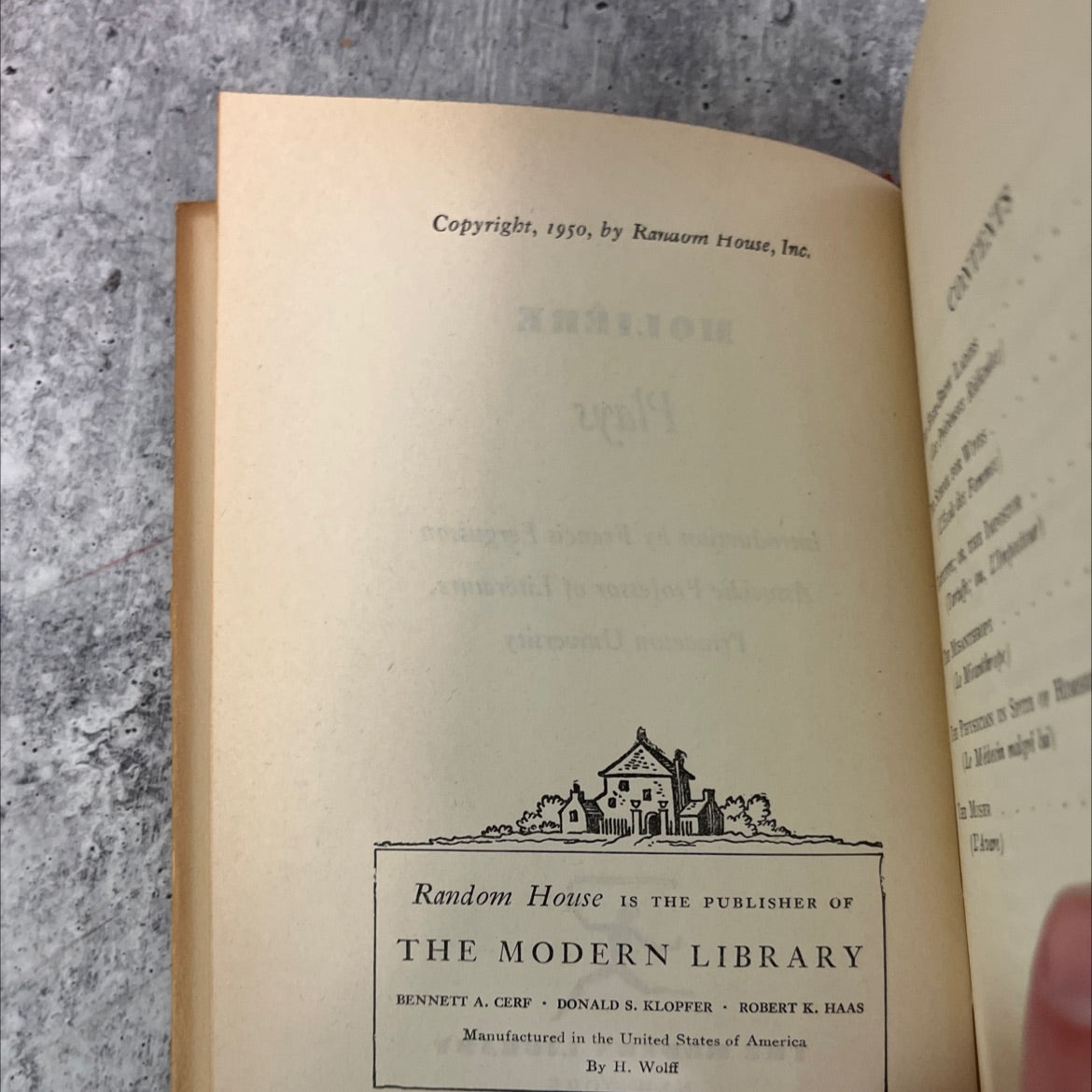 molière plays book, by not stated, 1950 Hardcover image 3