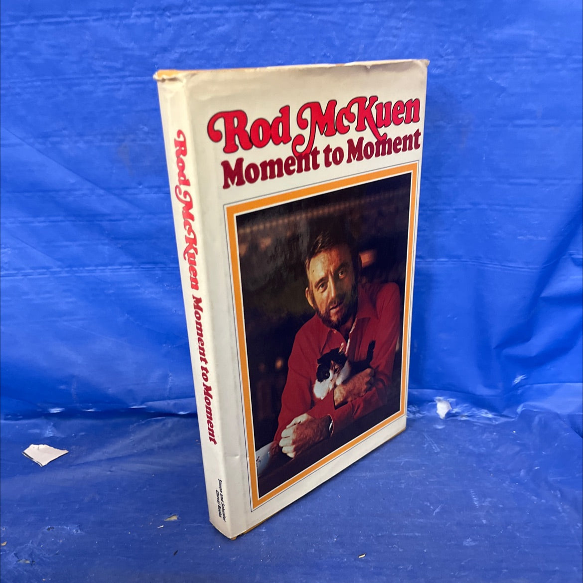 moment to moment book, by Rod McKuen, 1974 Hardcover image 1