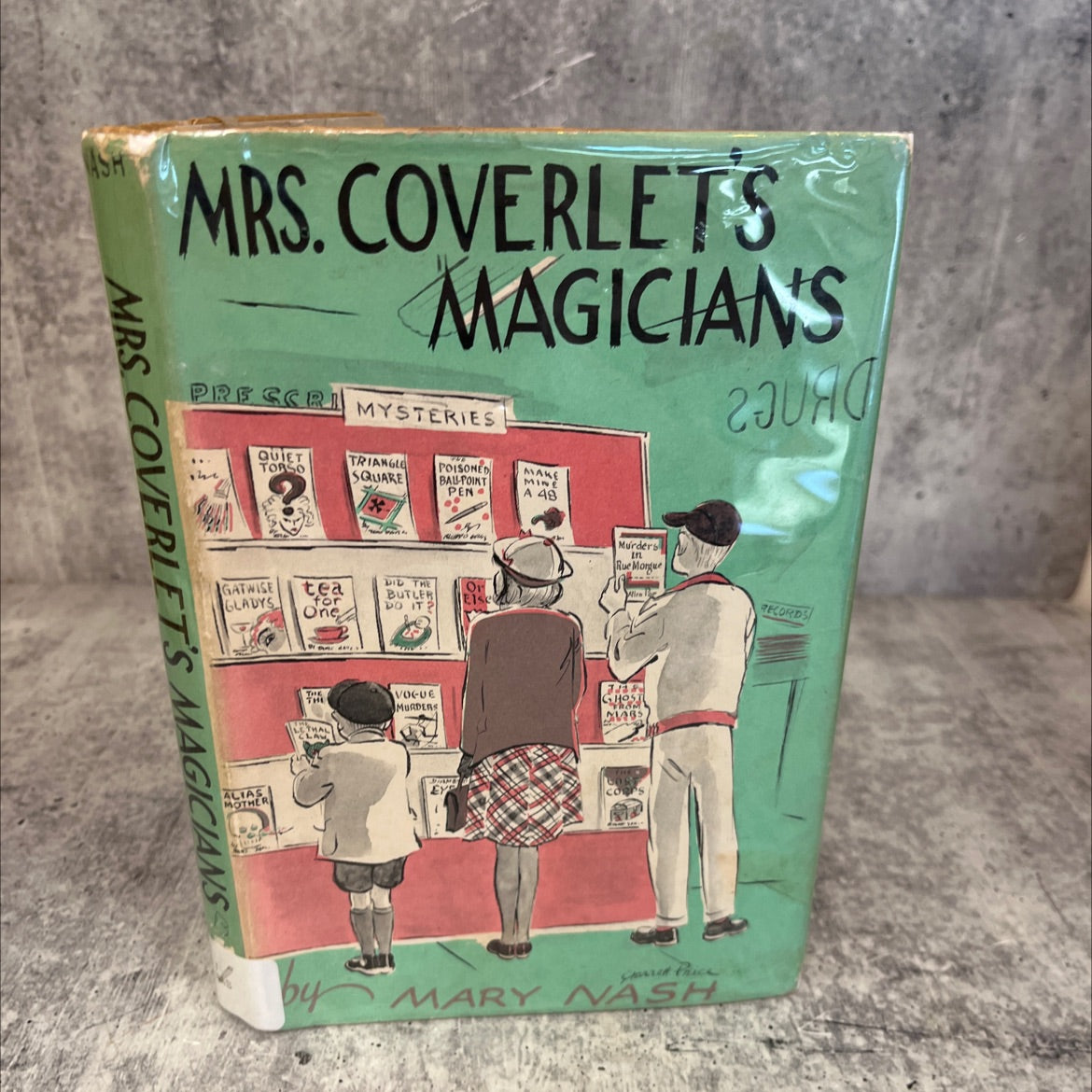 mrs. coverlet's magicians book, by mary nash, 1962 Hardcover, Vintage image 1