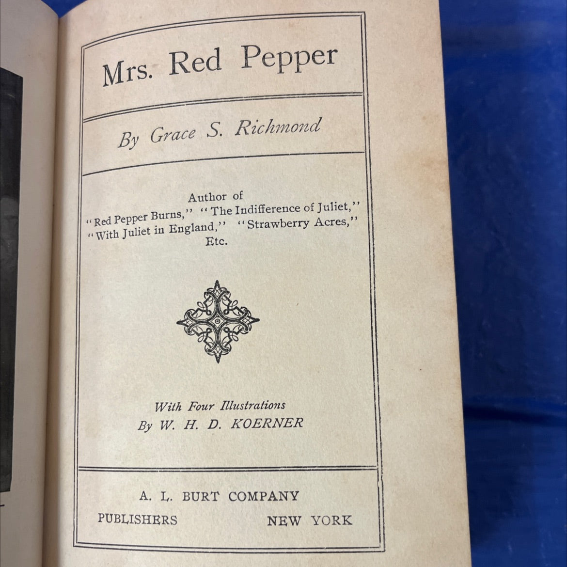 mrs. red pepper book, by grace s. richmond, 1913 Hardcover image 2