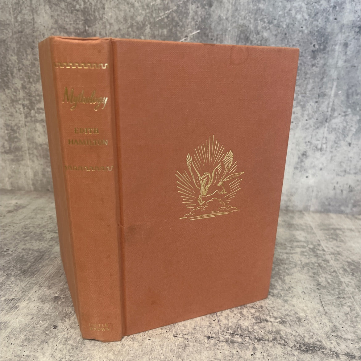 mythology book, by edith hamilton, 1942 Hardcover image 1