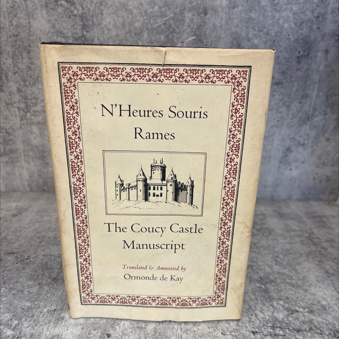 n'heures souris rames: the coucy castle manuscript book, by ormonde de kay, 1980 Hardcover image 1