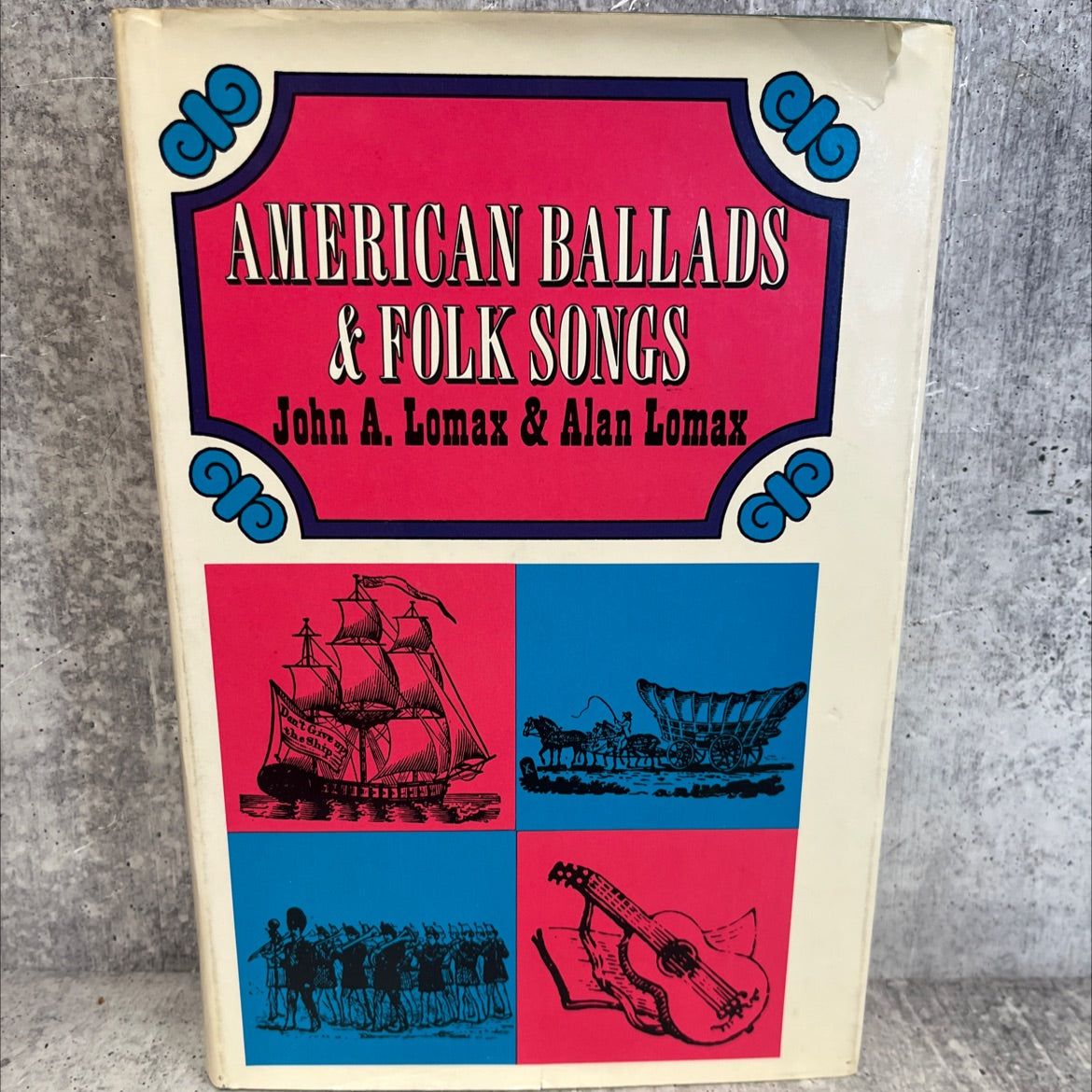 nazism american ballads and folk songs book, by john a. lomax, alan lomax, 1970 Hardcover, Vintage image 1