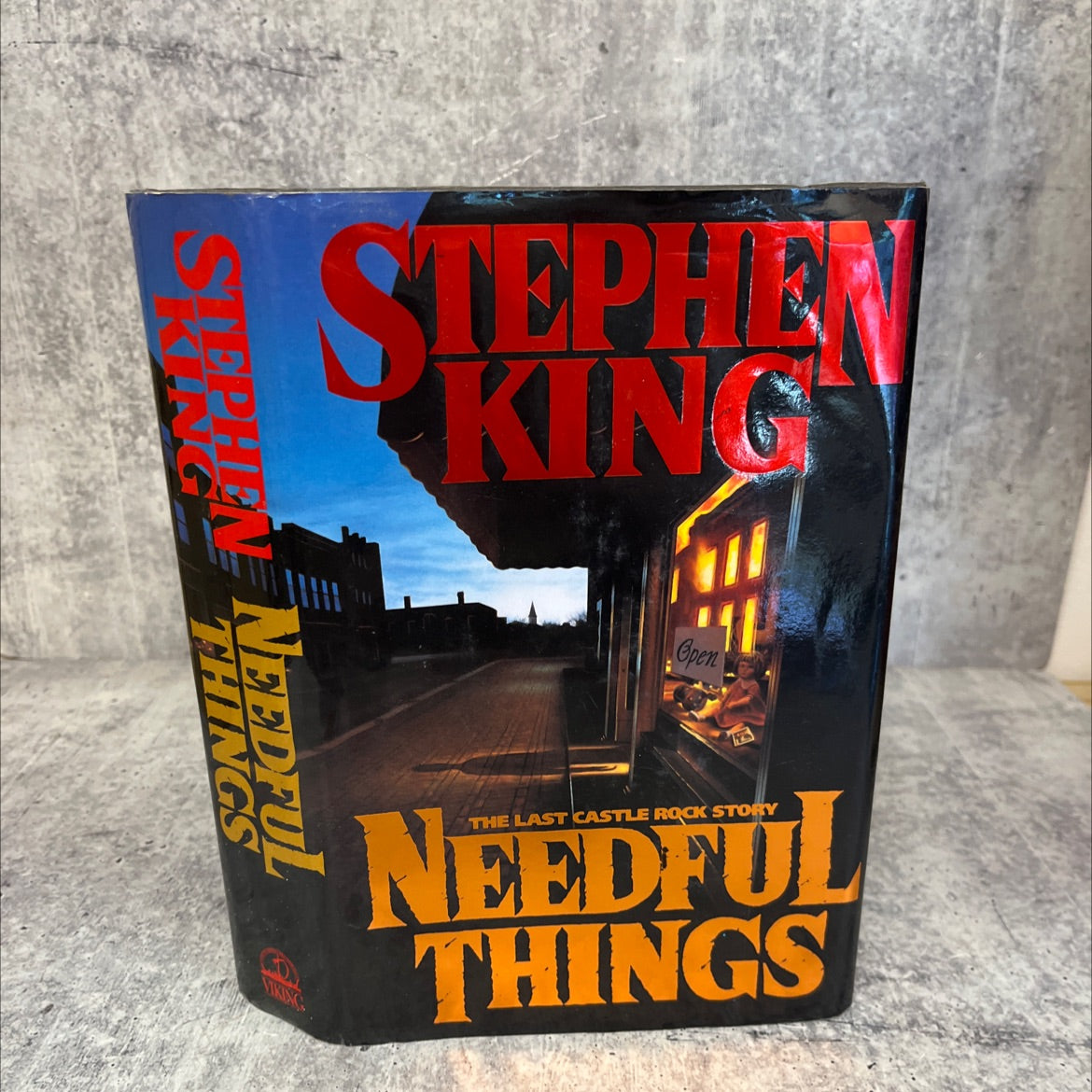 needful things book, by stephen king, 1991 Hardcover image 1