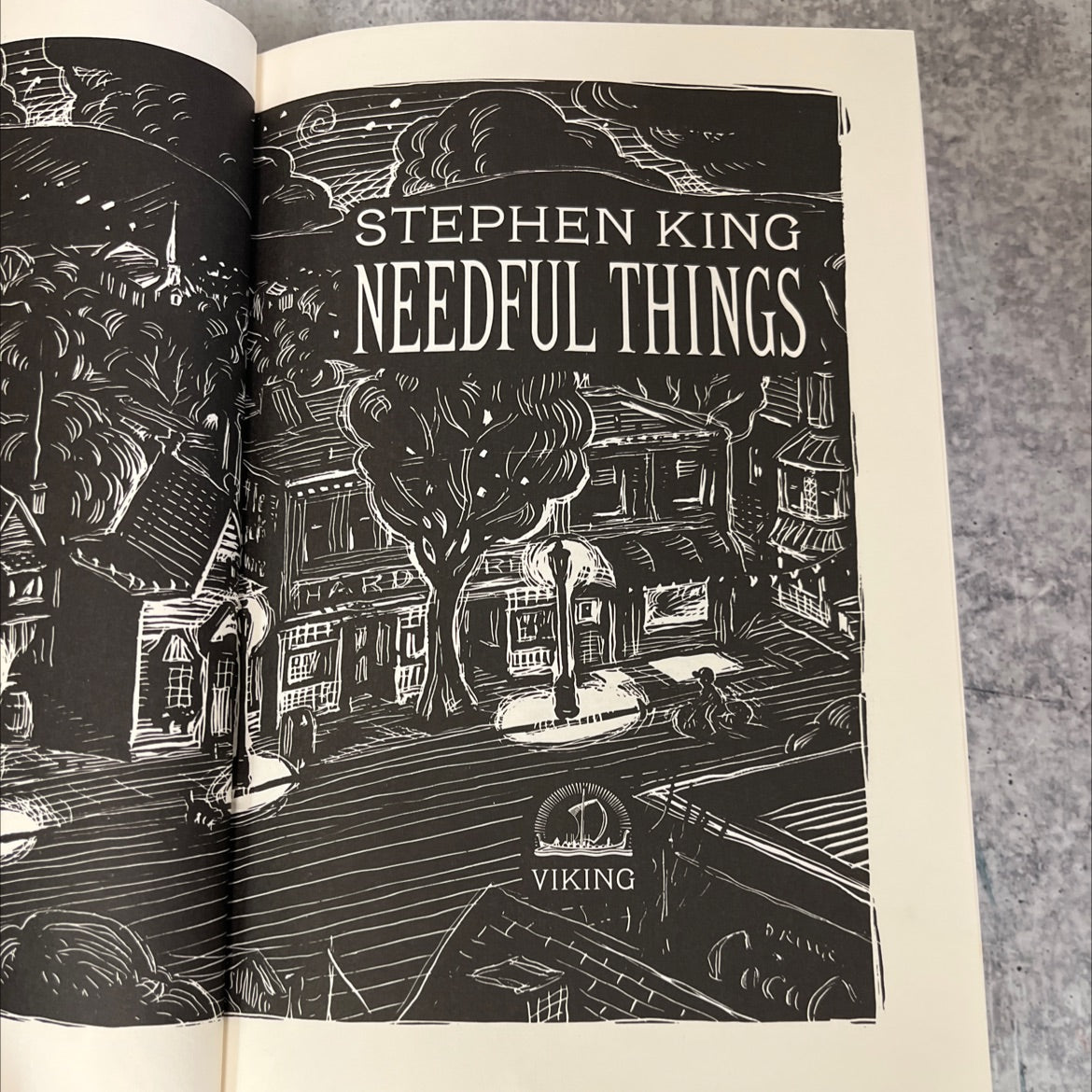 needful things book, by stephen king, 1991 Hardcover image 2