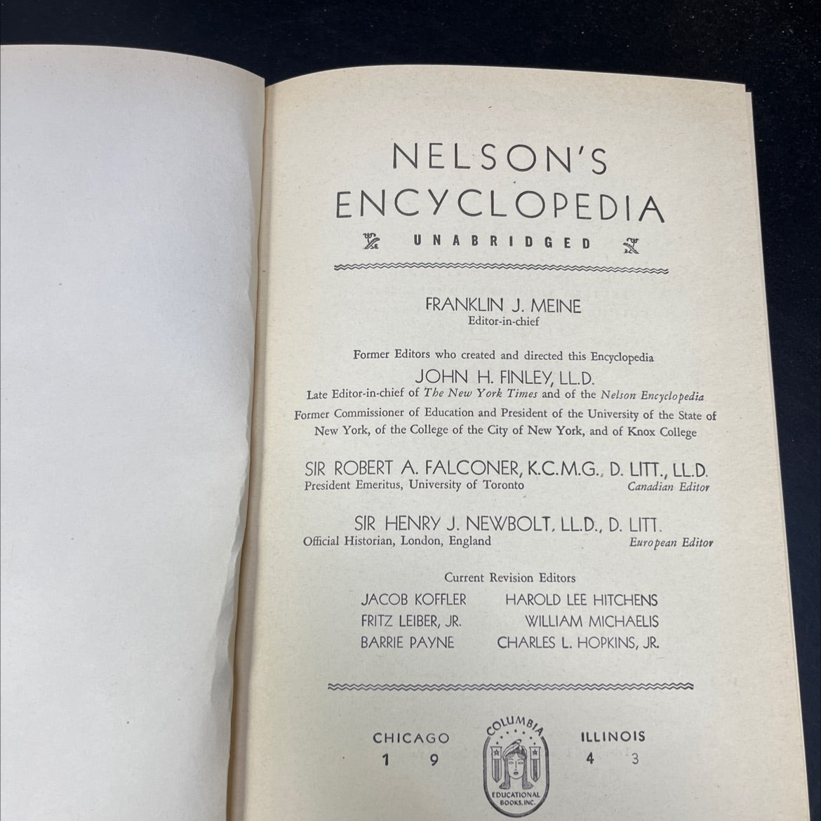 nelson's encyclopedia unabridged book, by franklin j. meine, 1940 Hardcover image 2