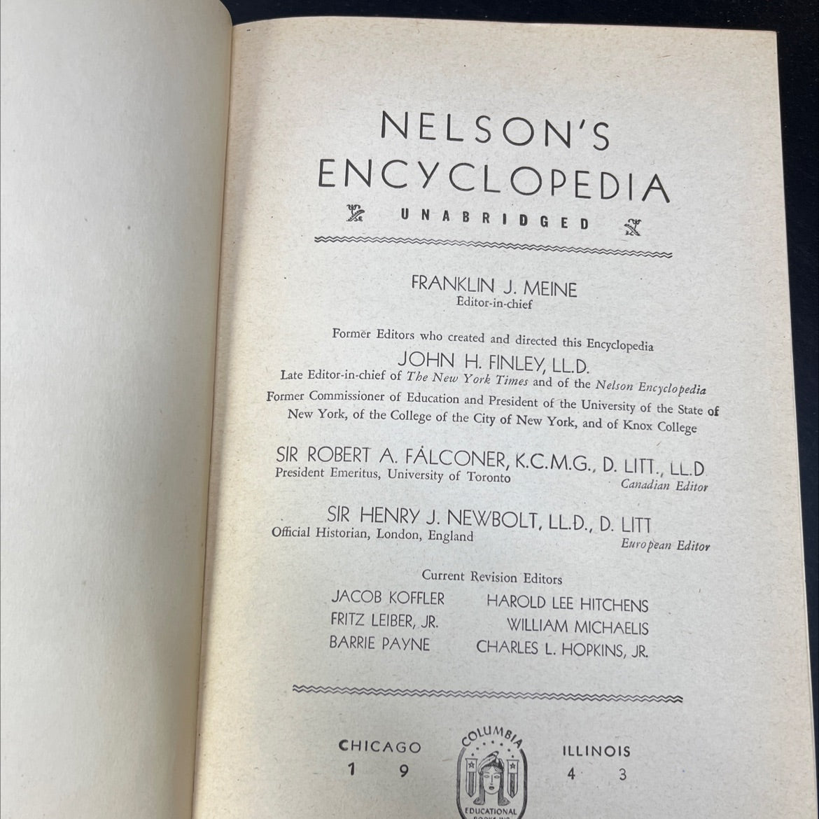 nelson's encyclopedia unabridged book, by franklin j. meine, 1940 Hardcover image 2