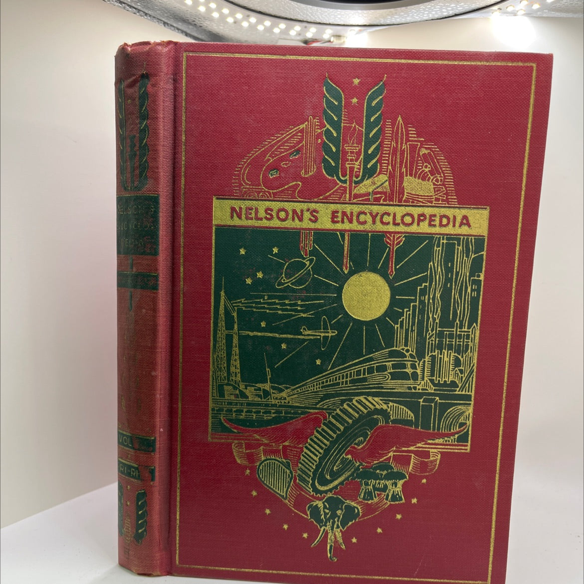 nelson's encyclopedia unabriged book, by franklin j. meine, 1940 Hardcover image 1