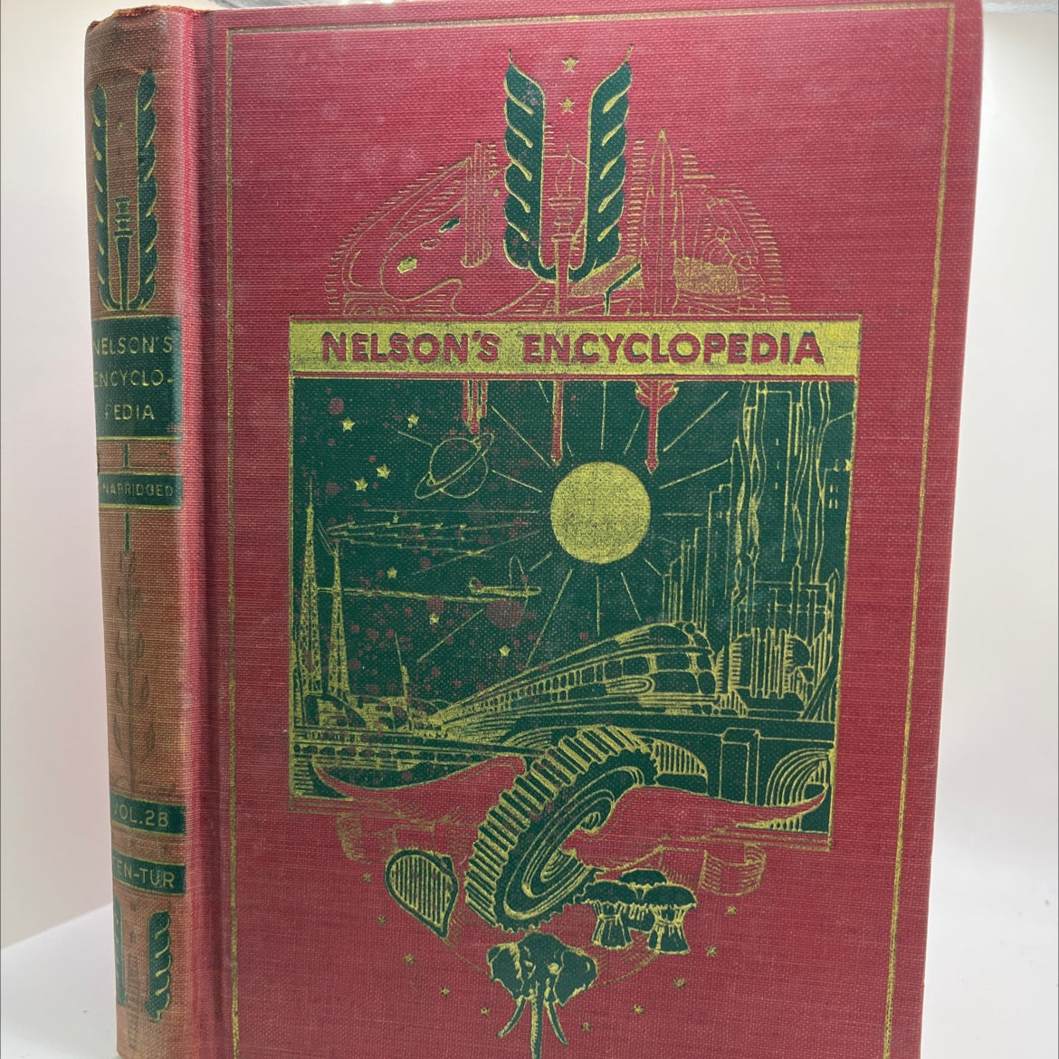 nelson's encyclopedia unabriged book, by franklin j. meine, 1940 Hardcover image 1