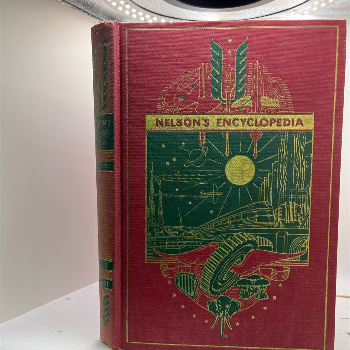 nelson's encyclopedia unabriged book, by franklin j. meine, 1940 Hardcover image 1