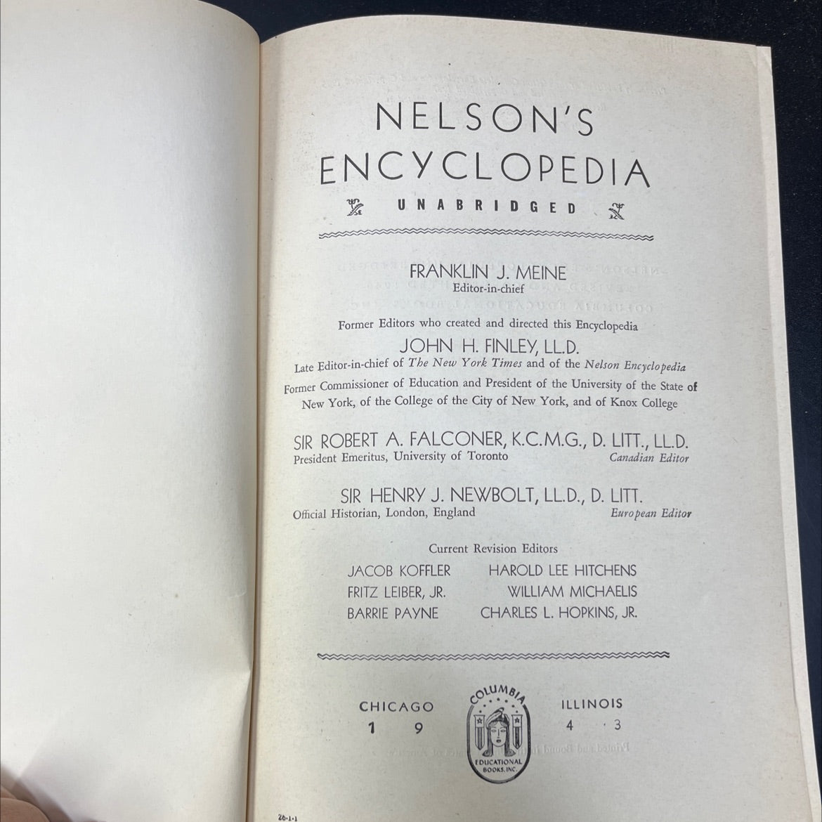 nelson's encyclopedia unabriged book, by franklin j. meine, 1940 Hardcover image 2