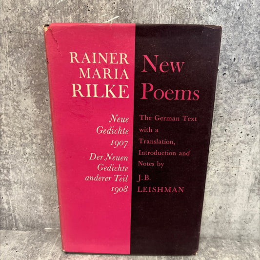 new poems book, by Rainer Maria Rilke, 1964 Hardcover, Vintage image 1