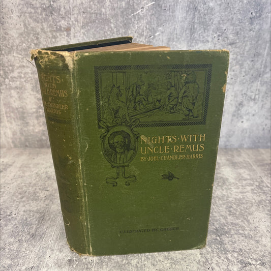 nights with uncle remus book, by unknown, 1880 Hardcover, Rare, Antique image 1