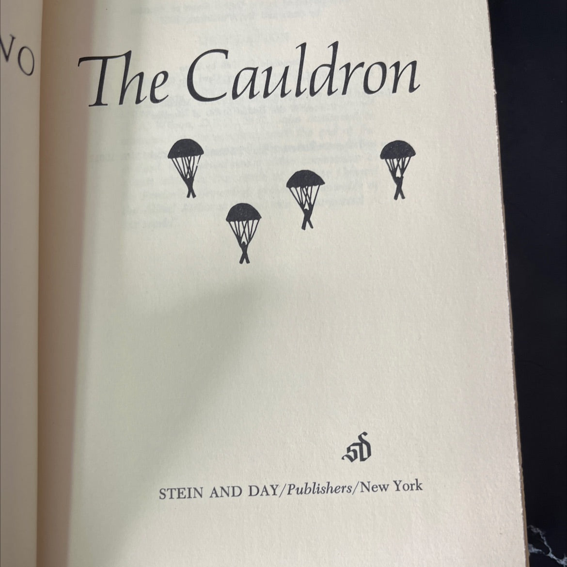 no the cauldron ra book, by unknown, 1967 Hardcover, First Edition, Rare, Vintage image 2