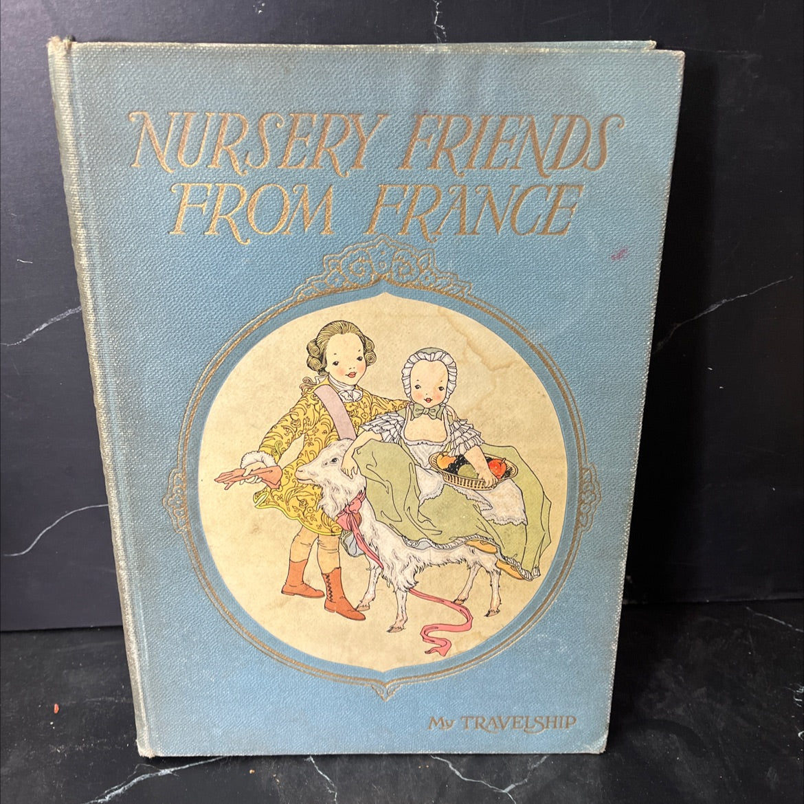 nursery friends from france book, by olive beaupré miller, 1927 Hardcover, Antique image 1