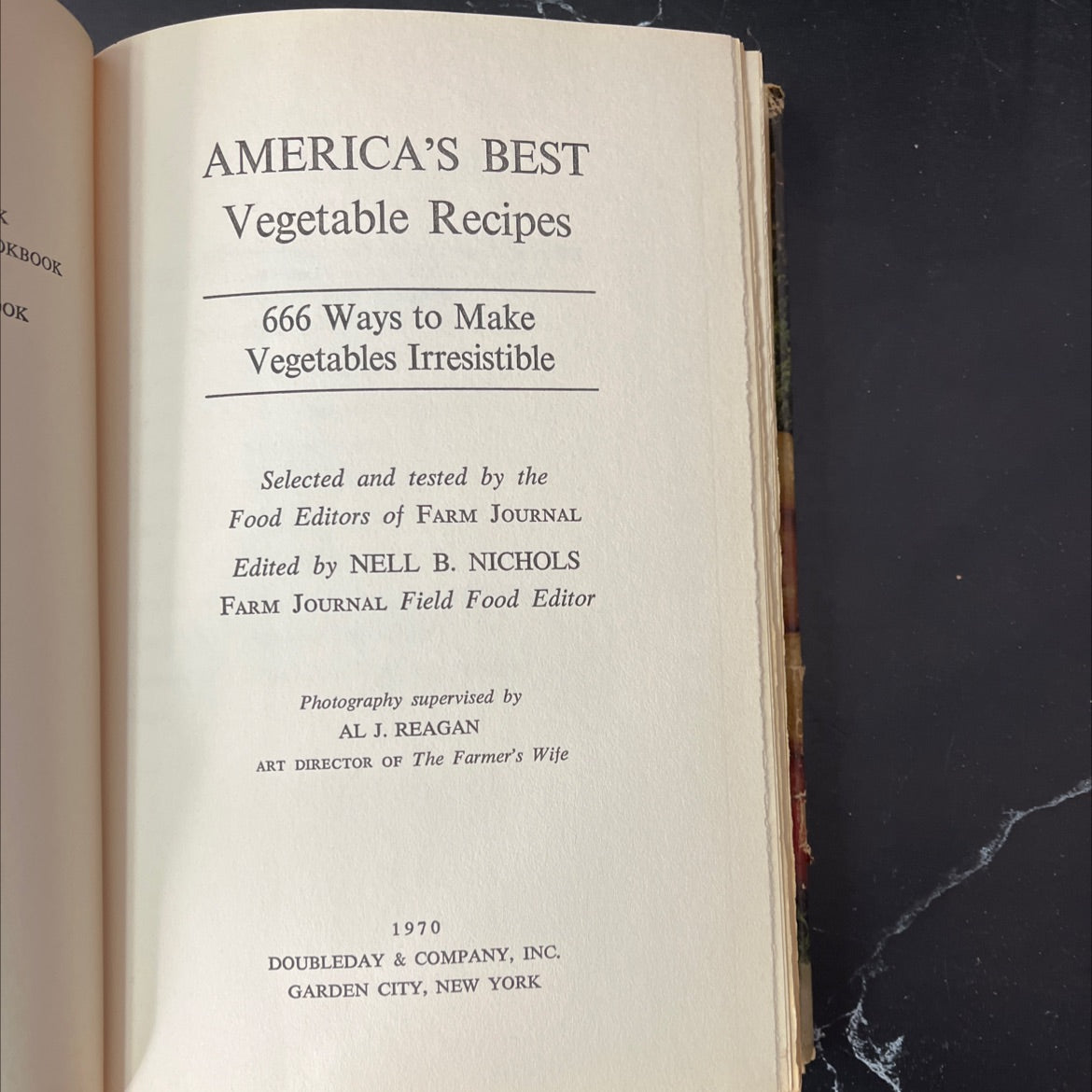 ok america's best vegetable recipes 666 ways to make vegetables irresistible book, by nell b. nichols, 1970 Hardcover, image 2