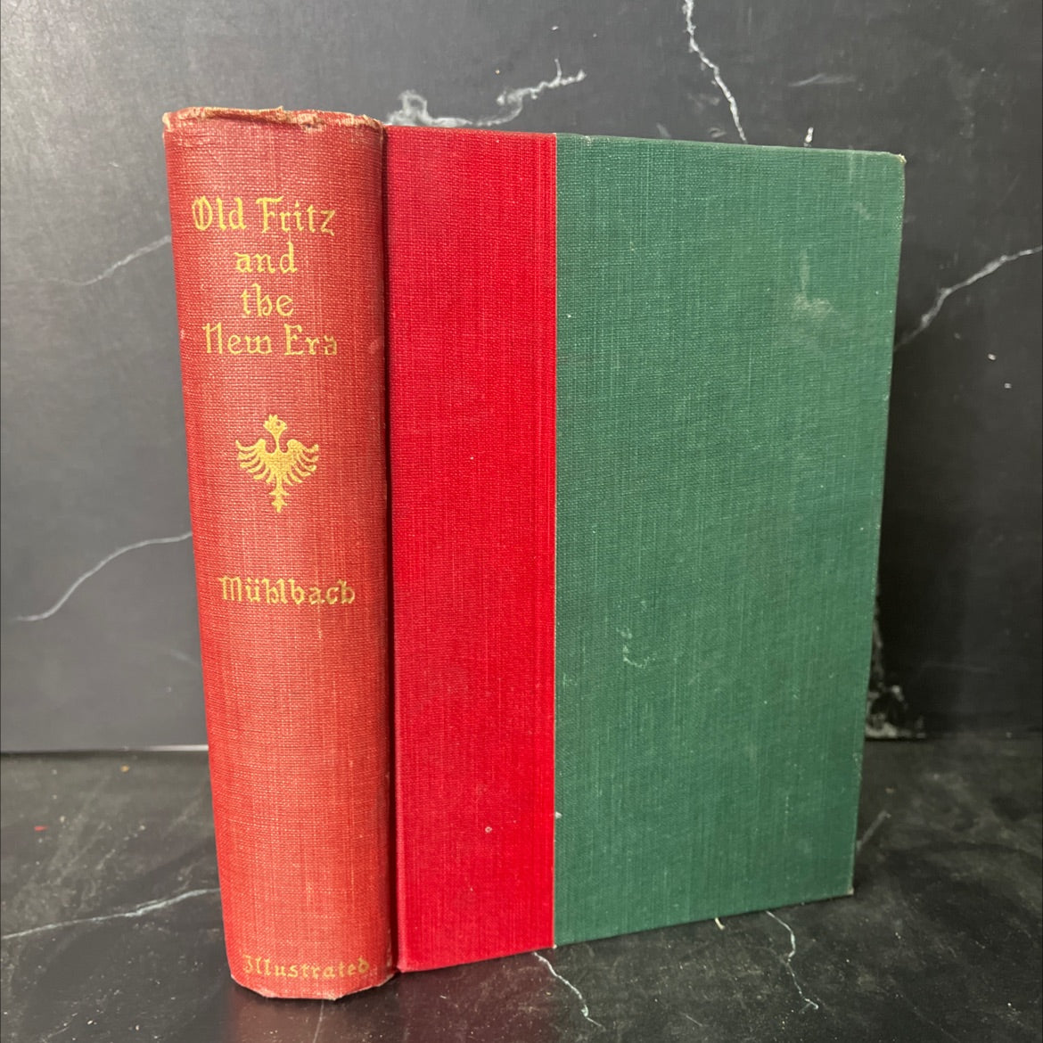 old fritz and the new era book, by l. mühlbach, 1868 Hardcover, Antique image 1