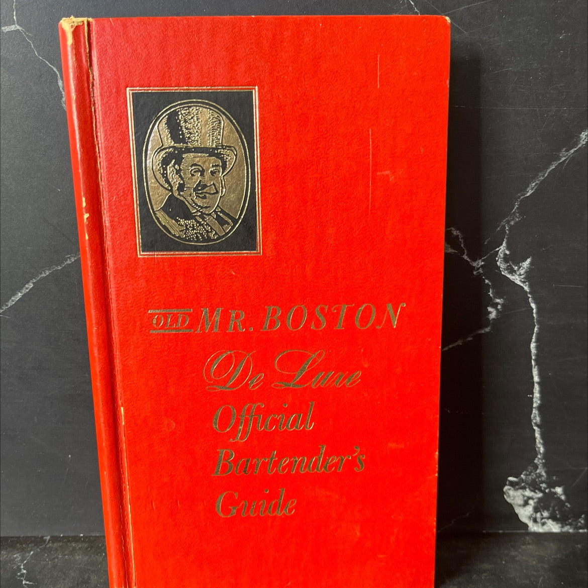 old mrboston de lux official bartender's guide book, by leo cotton, 1970 Hardcover, Vintage image 1