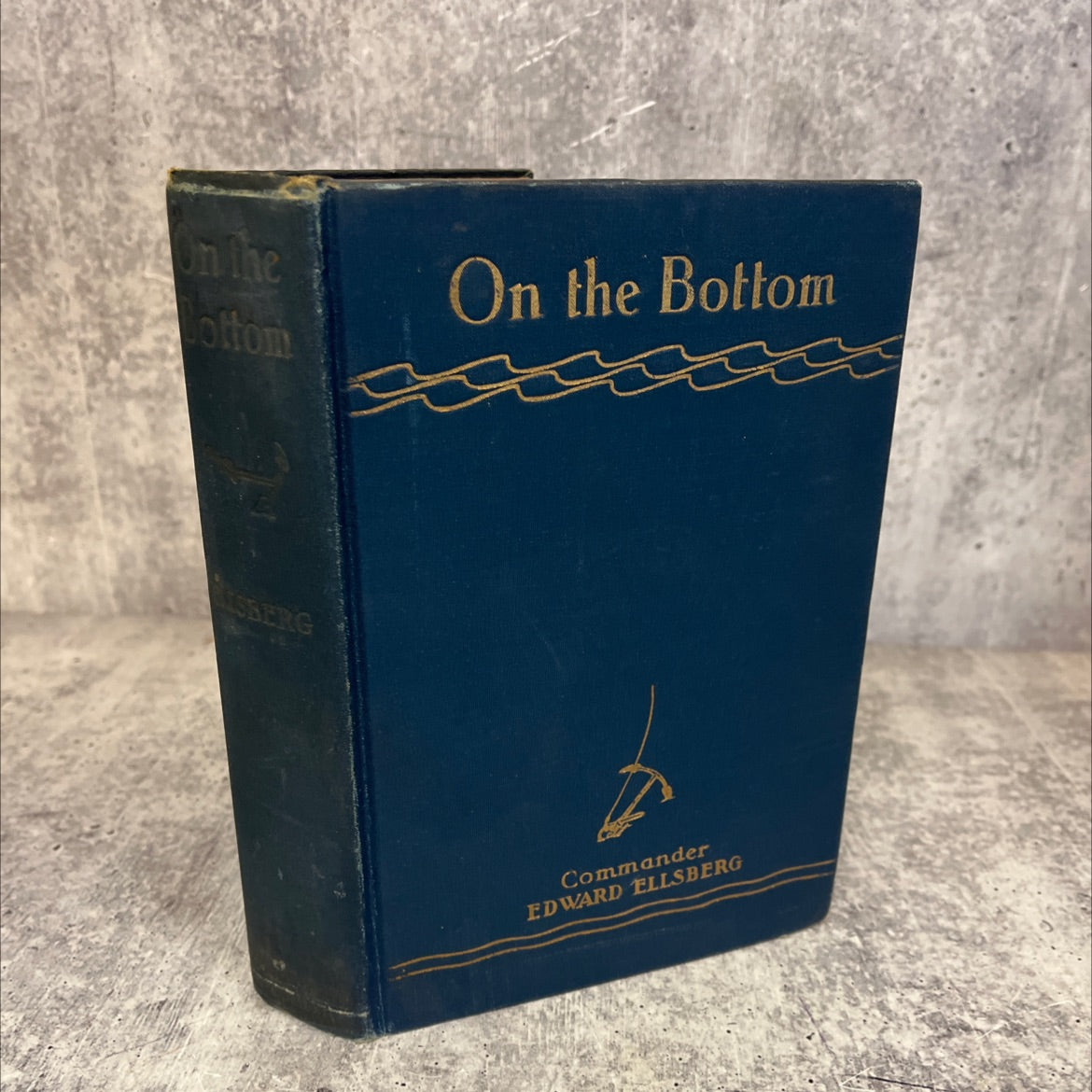 on the bottom book, by commander edward ellsberg, 1929 Hardcover, Vintage image 1