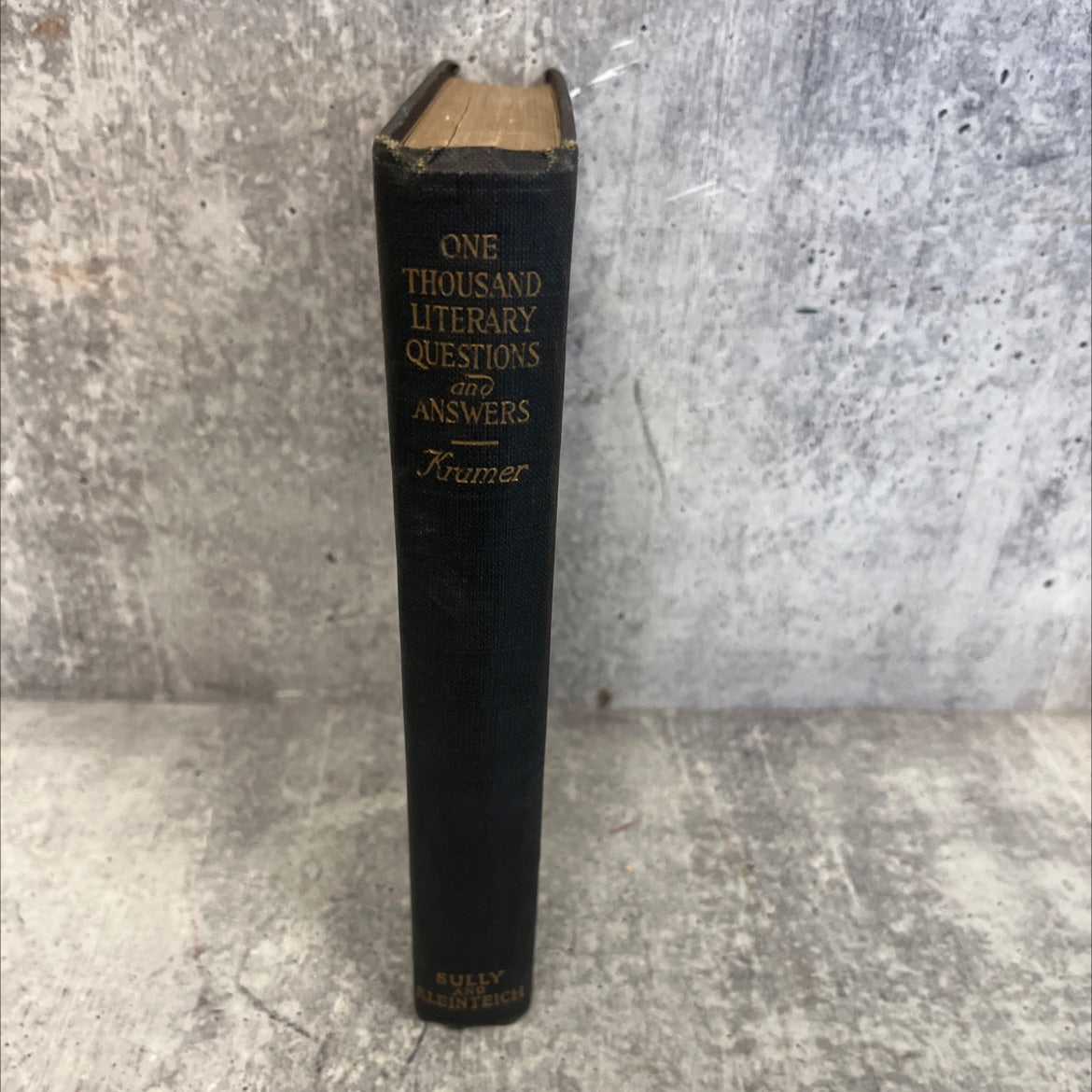 one thousand literary questions and answers book, by mary eleanor kramer, 1917 Hardcover image 4