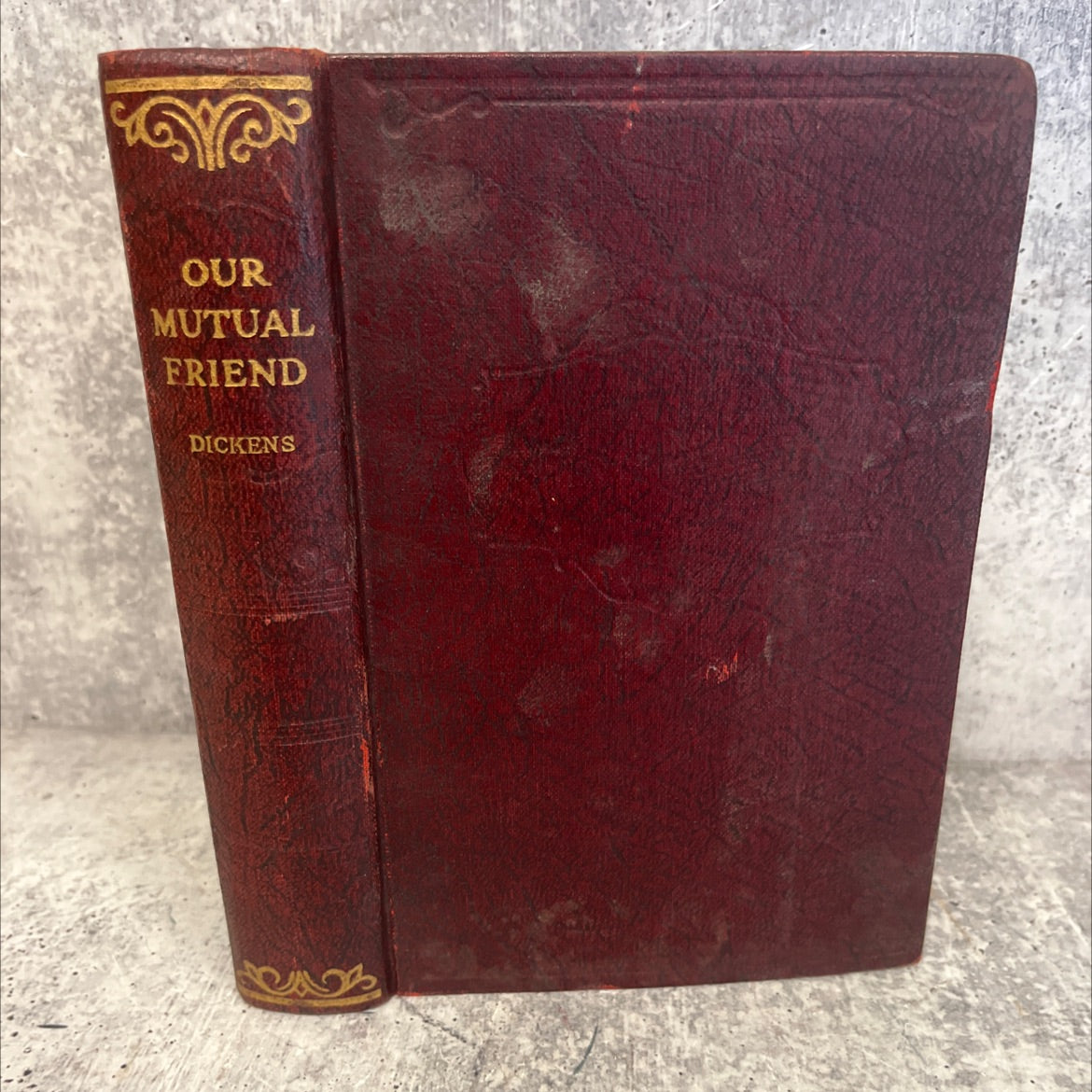 our mutual friend book, by charles dickens, 1970 Hardcover, Antique image 1