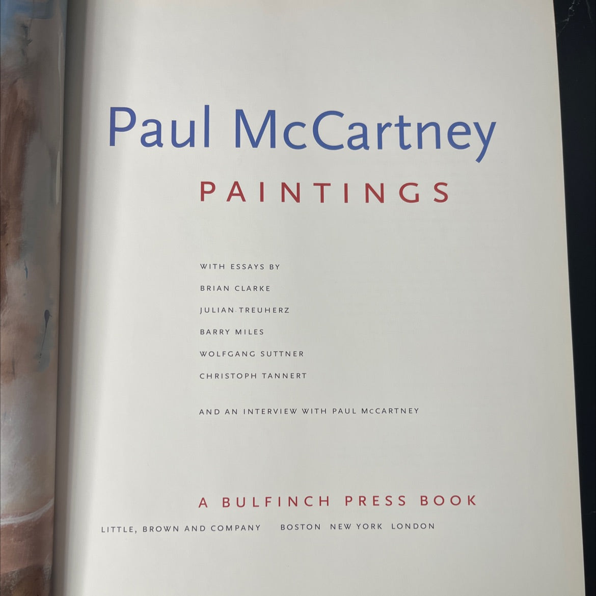 paul mccartney, paintings book, by Paul McCartney, 2000 Hardcover, Folio image 2