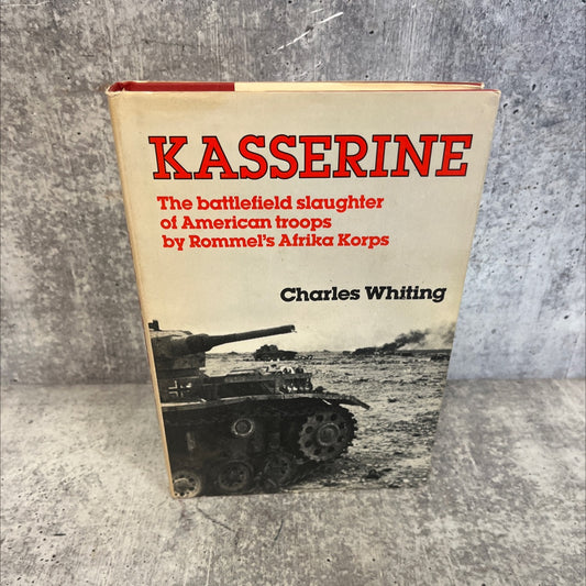 pax kasserine first blood book, by charles whiting, 1984 Hardcover image 1