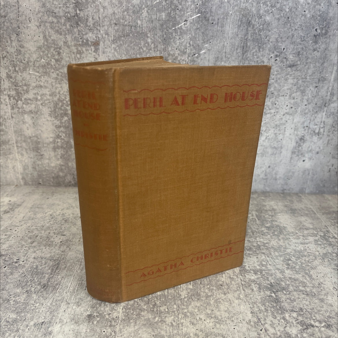 peril ii at end house book, by agatha christie, 1932 Hardcover, First Edition, Rare, Vintage image 1