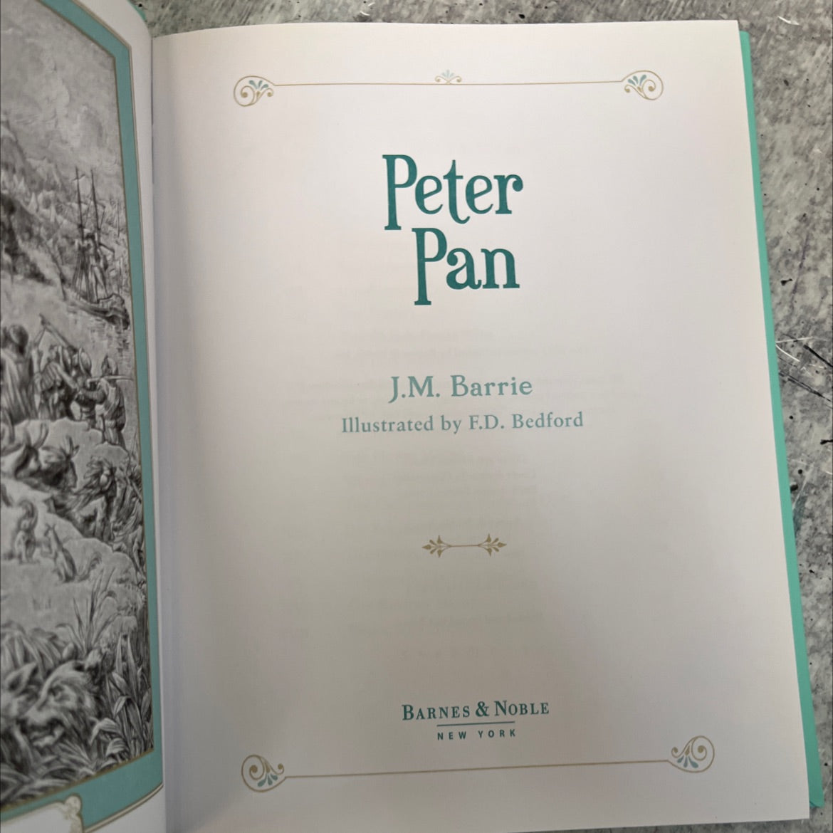 peter pan book, by J.M. Barrie, 2011 Hardcover image 2