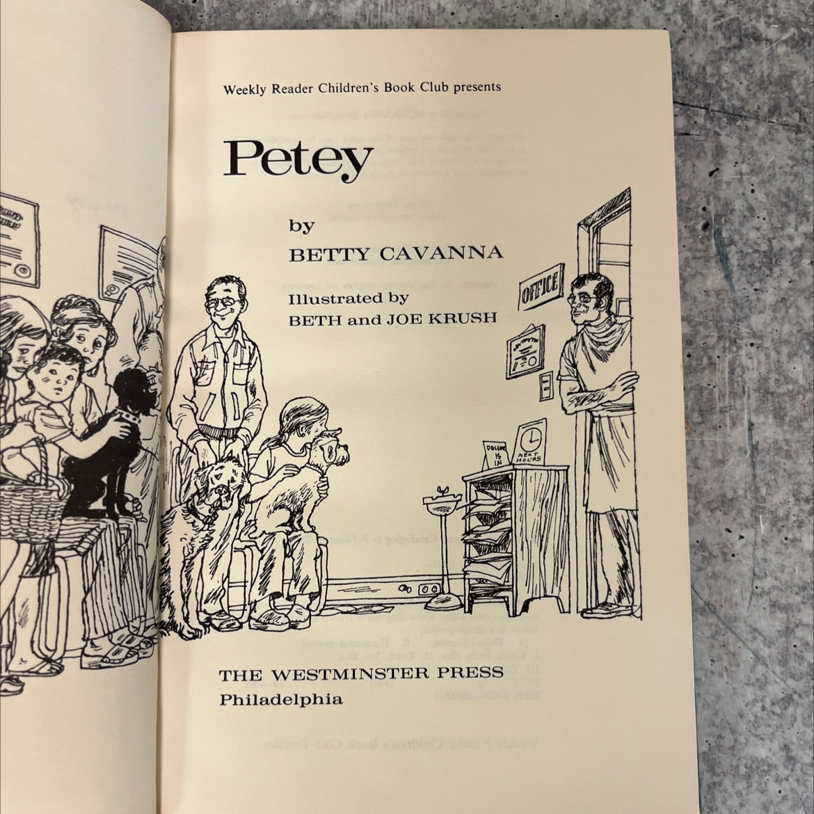 petey book, by betty cavanna, 1973 Hardcover, Vintage image 2