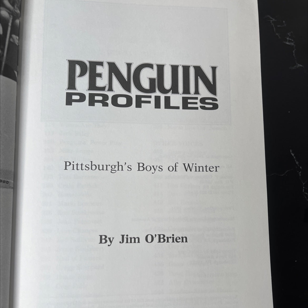 SIGNED pittsburgh's boys of winter book, by Jim O'Brien, 1994 Hardcover image 2