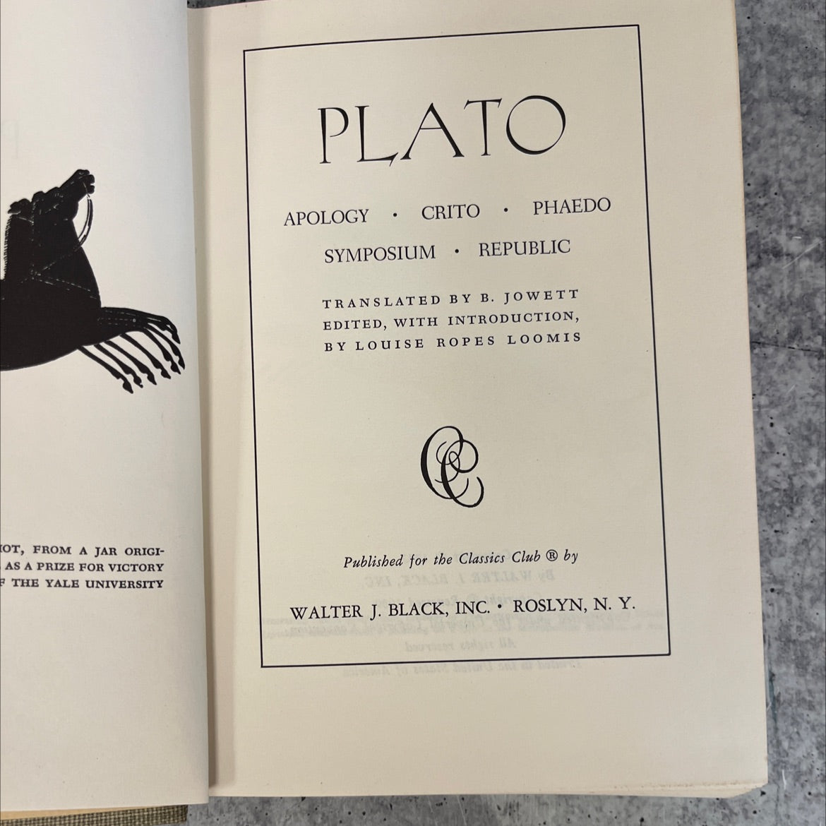 plato's apology crito phaedon symposium republic book, by plato, 1969 Hardcover, Vintage image 2