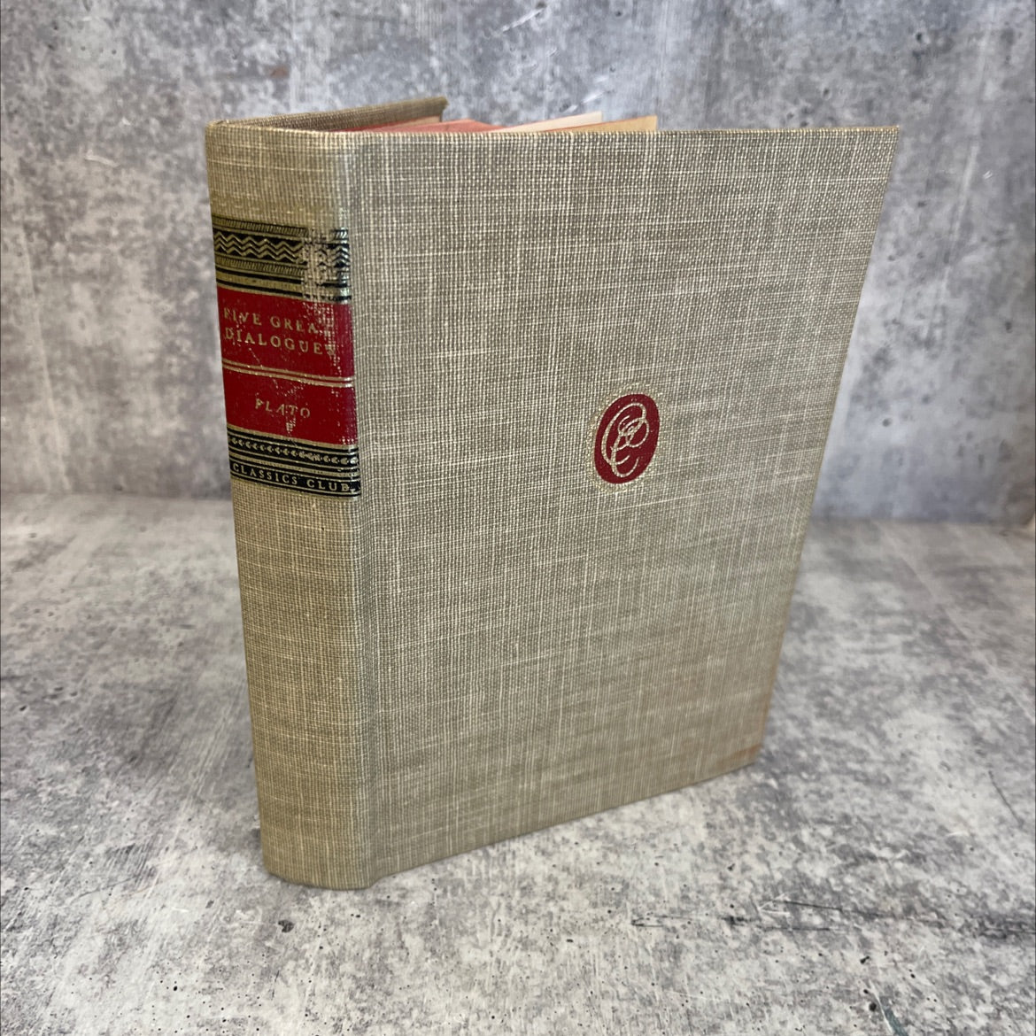 plato's apology crito phaedon symposium republic book, by plato, 1969 Hardcover, Vintage image 1