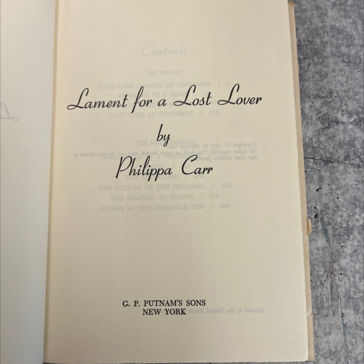 poison in marriage book, by philippa carr, 1977 Hardcover image 2