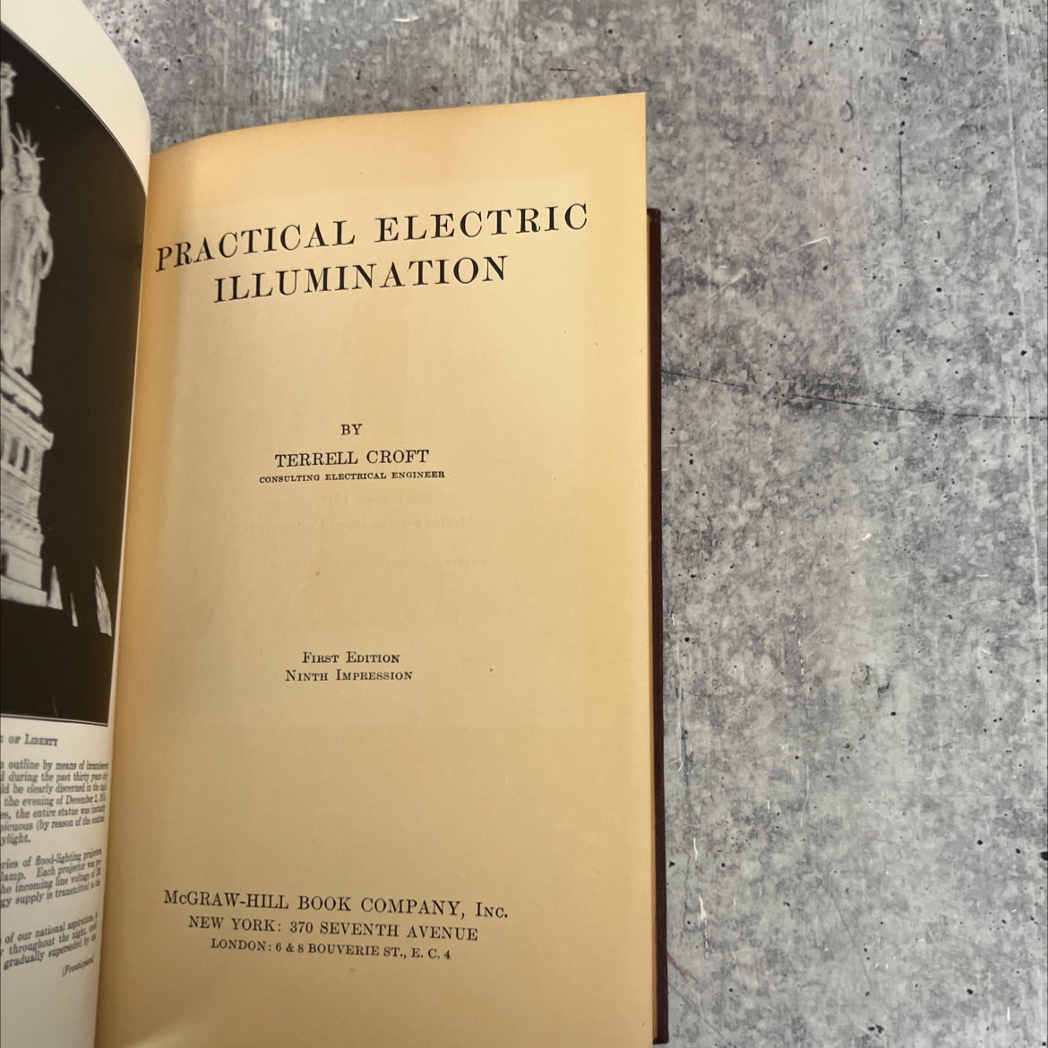 practical electric illumination book, by terrell croft, 1917 Hardcover image 3