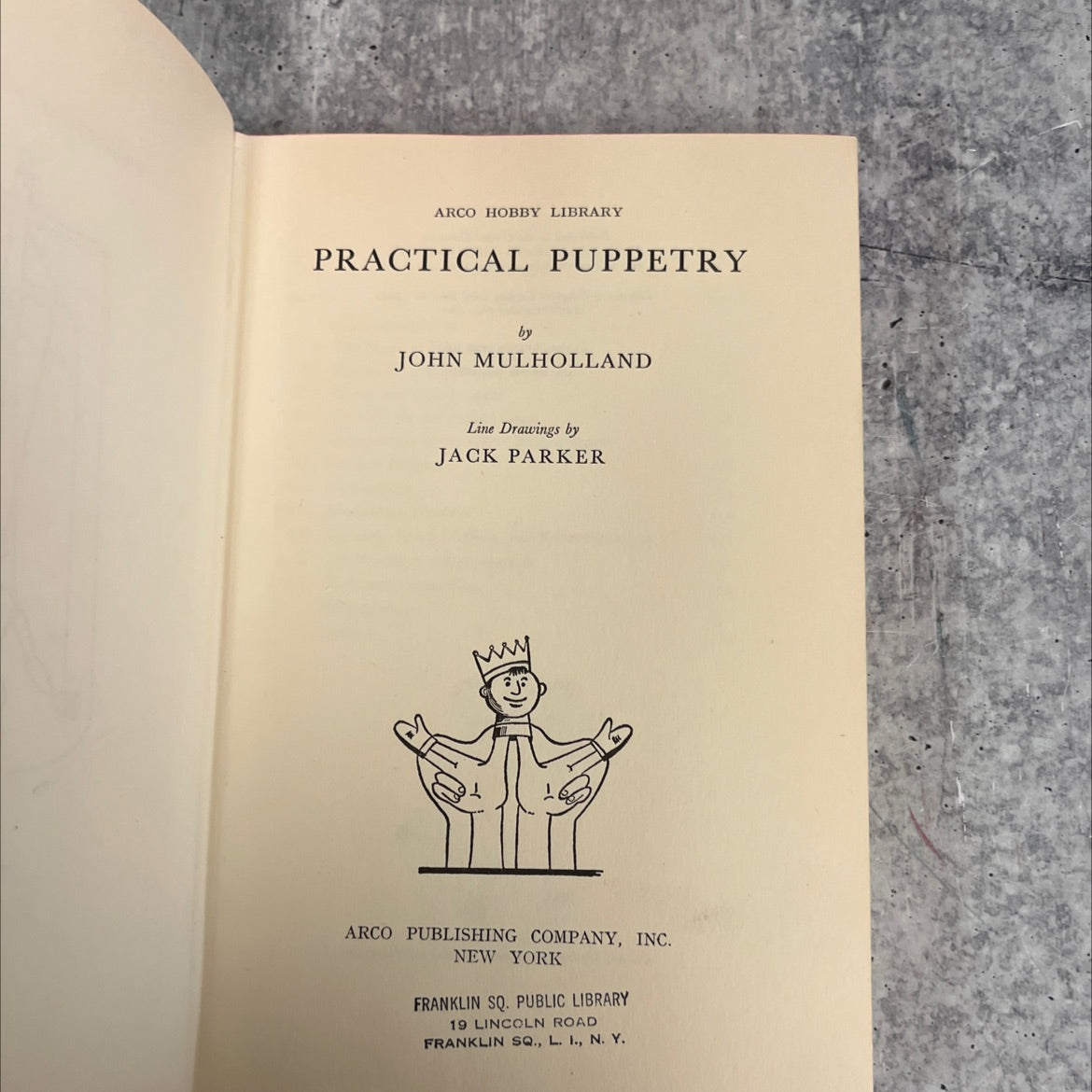 practical puppetry book, by john mulholland, 1961 Hardcover image 2