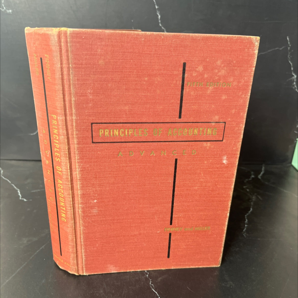 principles of accounting advanced book, by h. a. finney, herbert e. miller, 1960 Hardcover, Vintage image 1