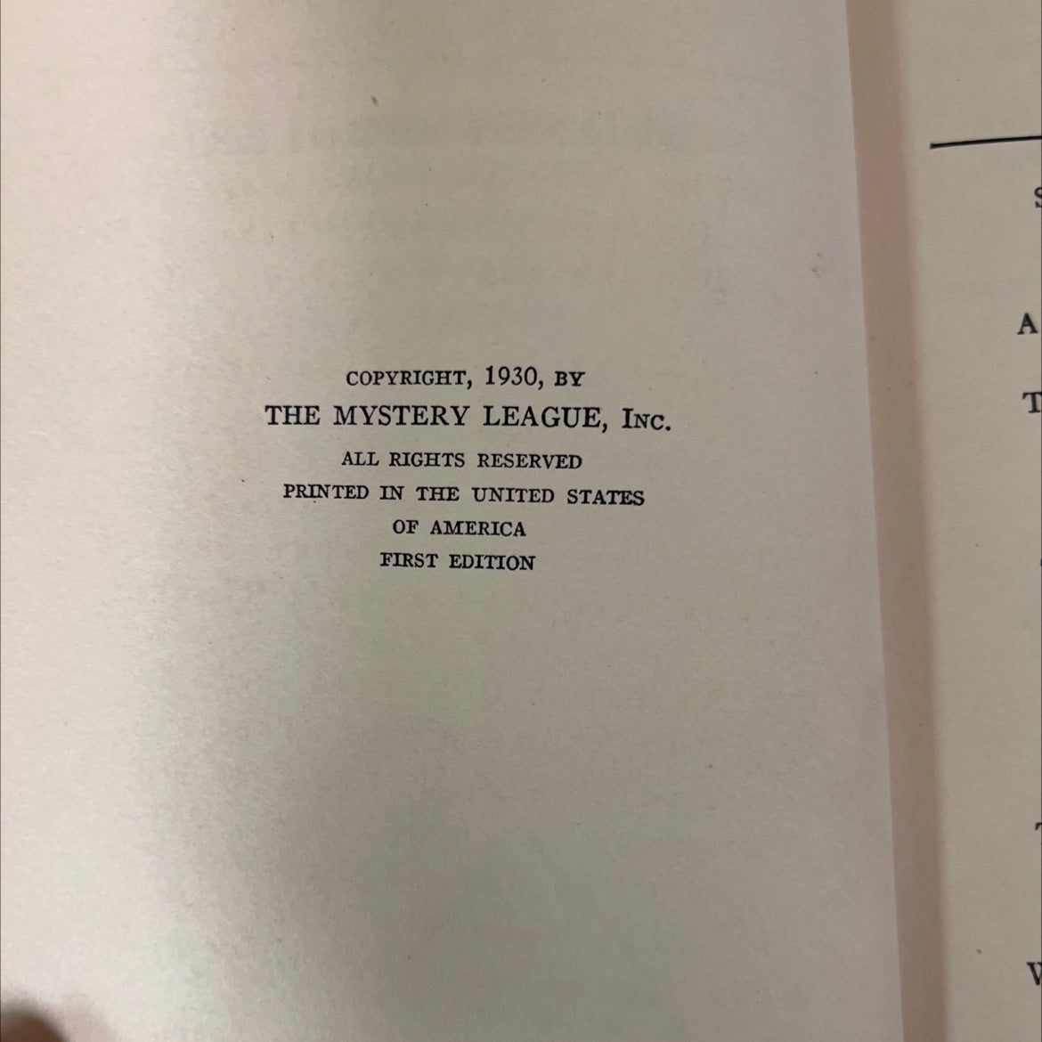 r nd the curse of doone book, by sydney horler, 1930 Hardcover, Vintage image 3