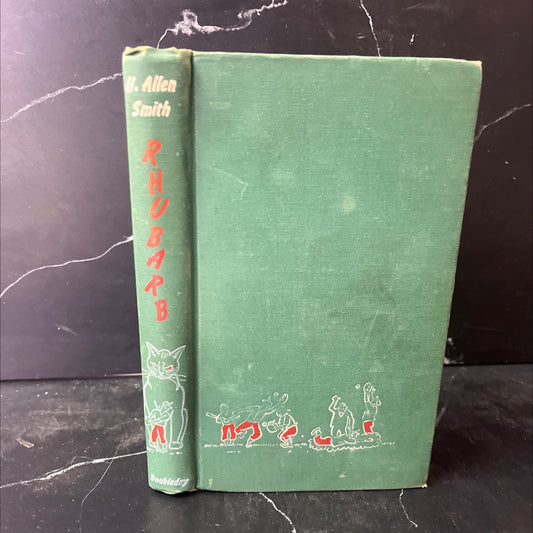 rhubarb book, by h. allen smith, 1946 Hardcover, First Edition, Vintage image 1