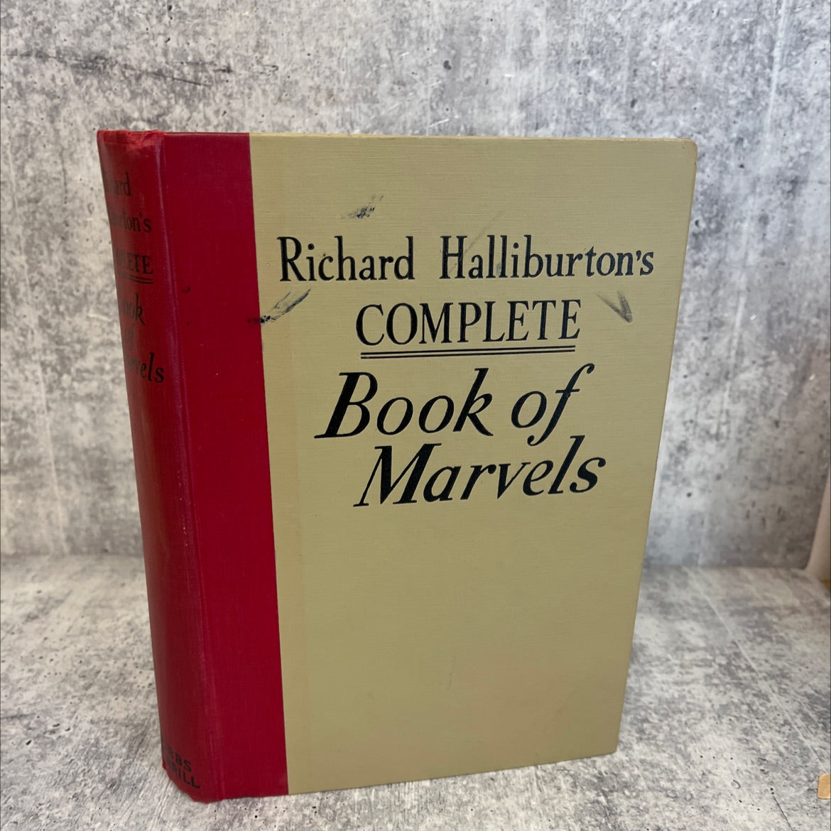 richard halliburton's complete book of marvels book, by ewing galloway, 1941 Hardcover, Vintage image 1